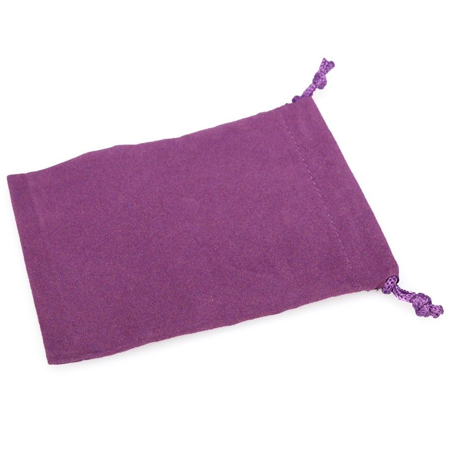 DICE BAG: SUEDECLOTH PURPLE (S)
