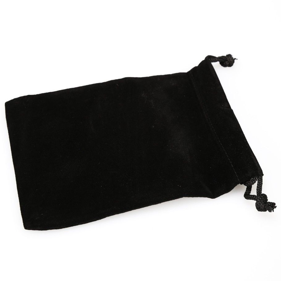 DICE BAG: SUEDECLOTH BLACK (S)