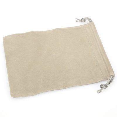 DICE BAG: SUEDECLOTH GREY (S)