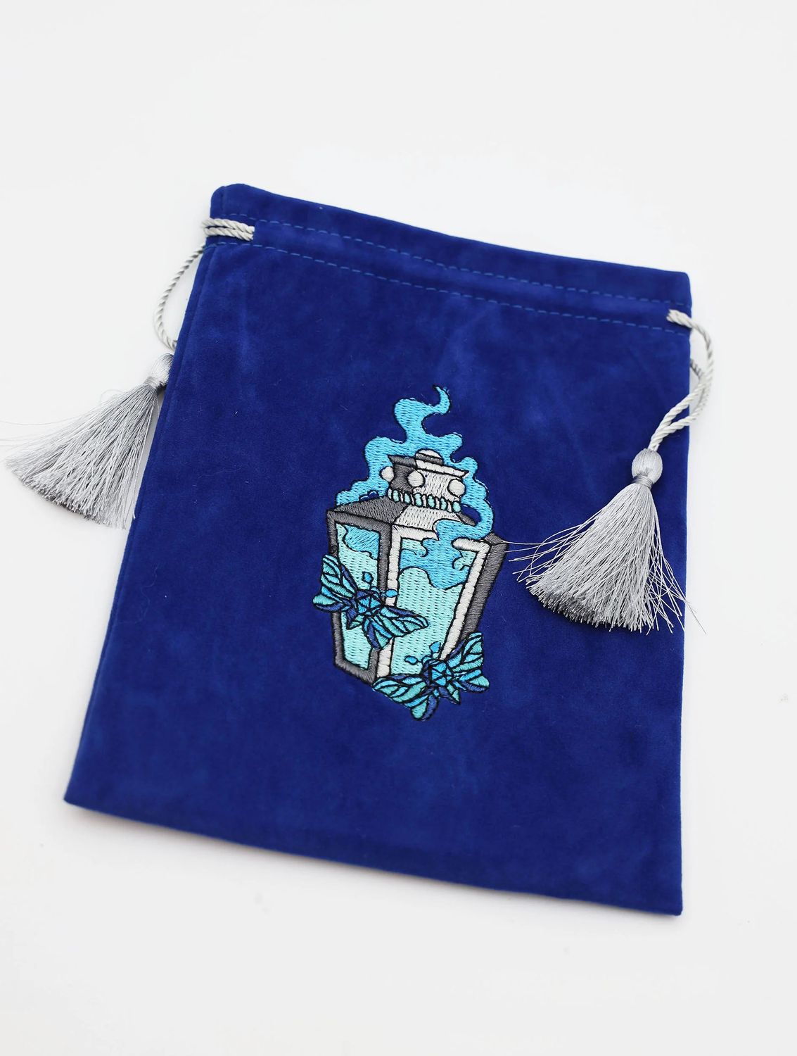DICE BAG: MOONLIT LANTERN BLUE