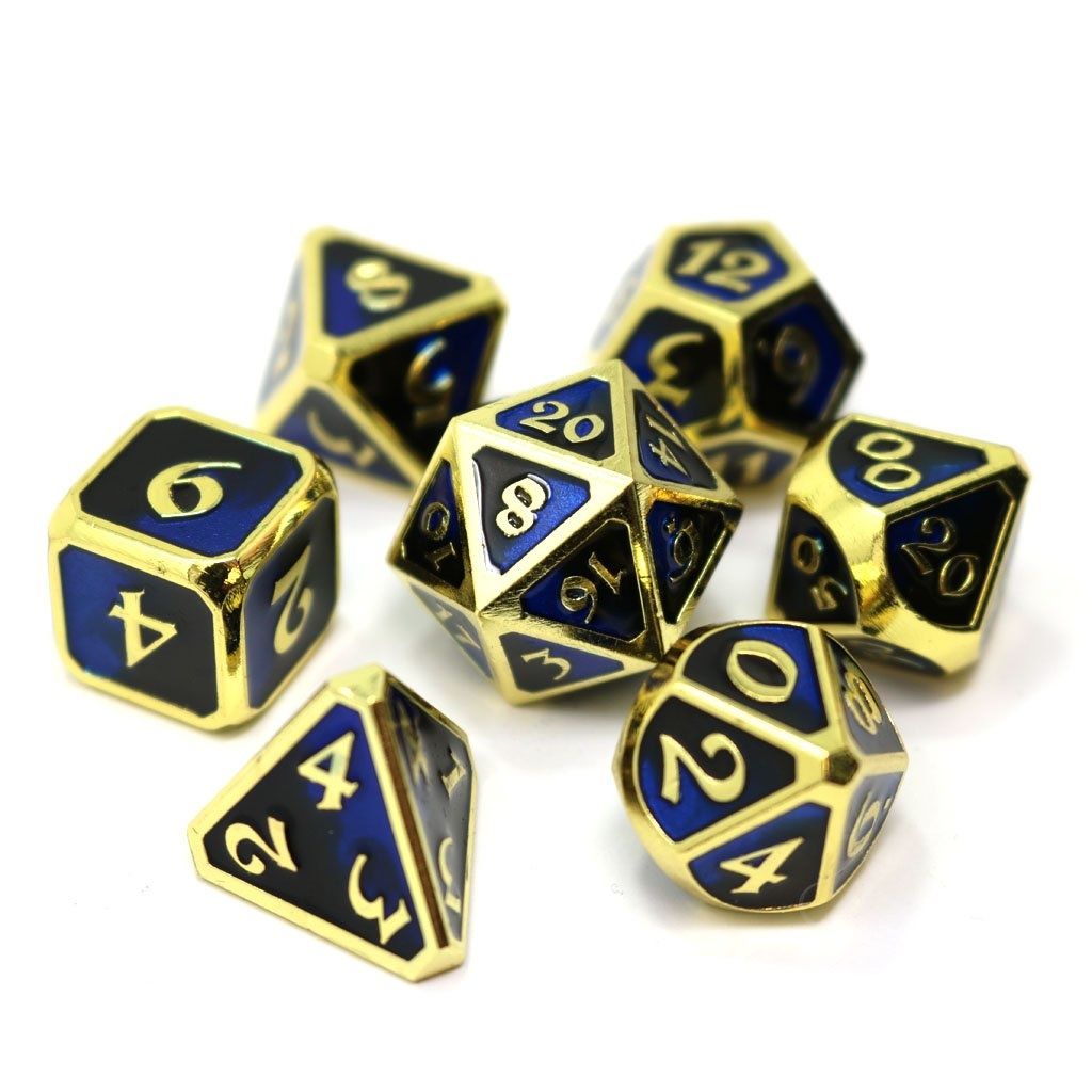 dh DICE SET 7 METAL DARK ARTS UNDERTOW