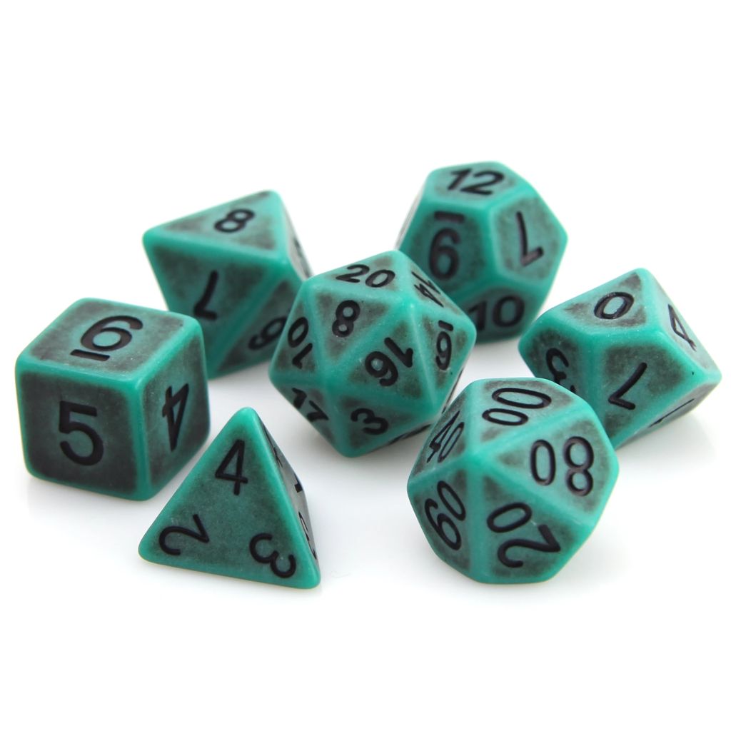 dh DICE SET 7 ANCIENT SWAMP