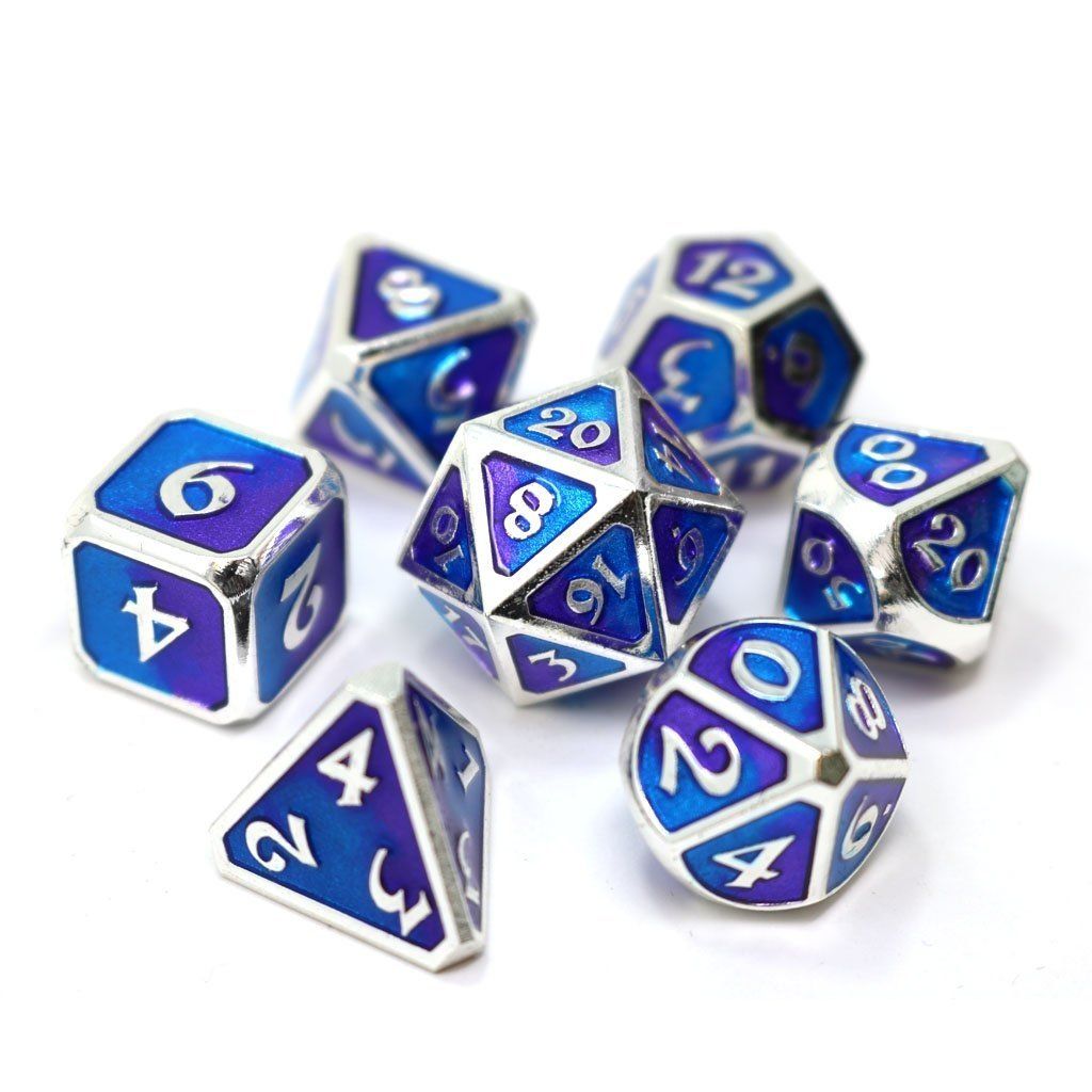 dh DICE SET 7 METAL SPELLBINDER NIGHTFALL