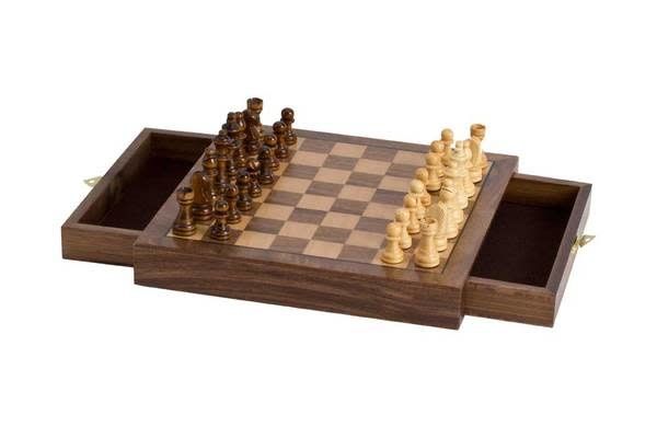 CHESS SET 2&quot; GERMAN MAGNETIC on 10&quot;/1.75&quot; BOARD