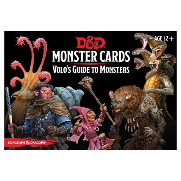 D&amp;D 5E: MONSTER CARDS - VOLO&#39;S GUIDE TO MONSTERS