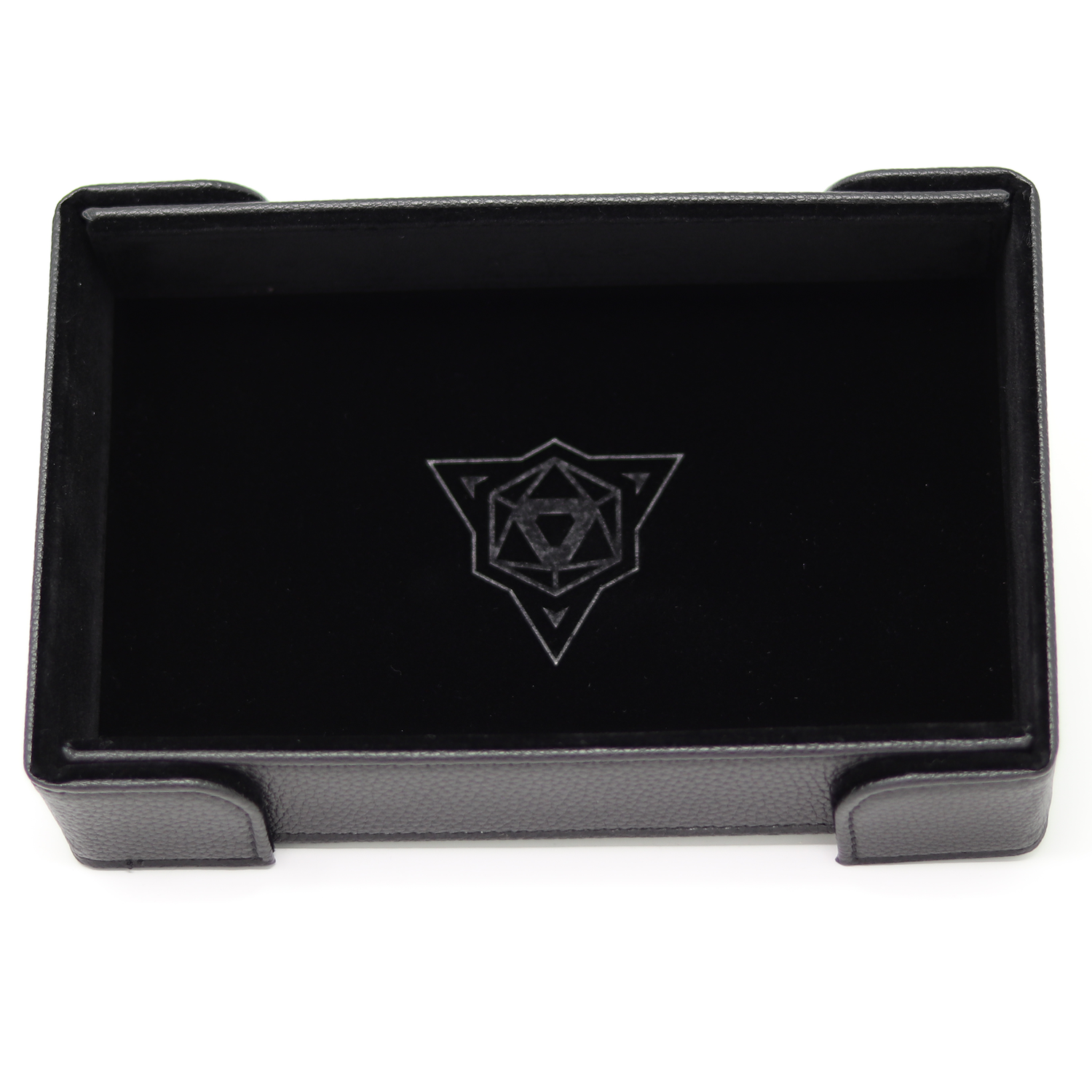 DICE TRAY: MAGNETIC BLACK RECTANGLE