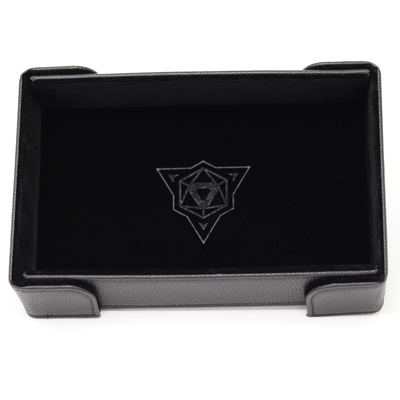 DICE TRAY: MAGNETIC BLACK RECTANGLE