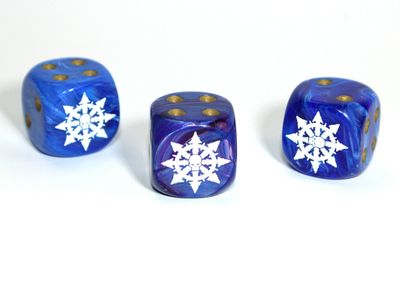 CUSTOM D6 16mm CHAOS STAR (Assorted)