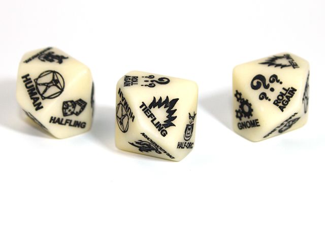 CUSTOM D10 16mm D&amp;D 5TH ED SPECIES