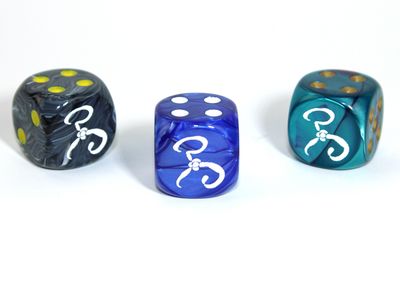 CUSTOM D6 16mm YELLOW SIGN (Assorted Colors)