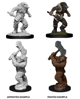 MINIS: D&amp;D: WEREBOAR &amp; WEREBEAR