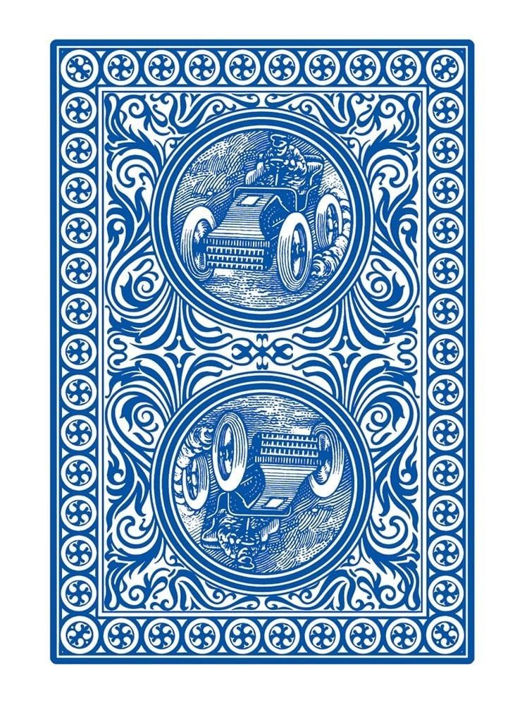 RALLY 100% PLASTIC POKER BLUE