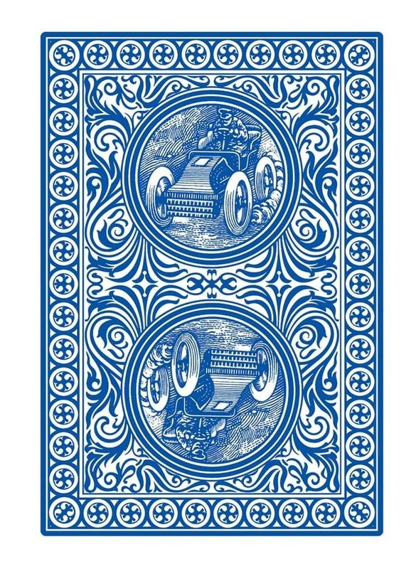 RALLY 100% PLASTIC POKER BLUE