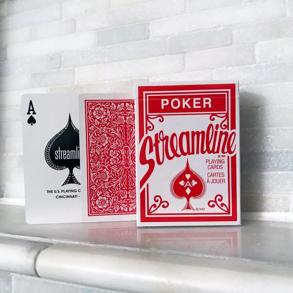 STREAMLINE POKER RED