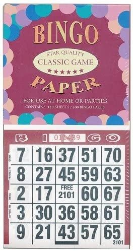 BINGO PAPER