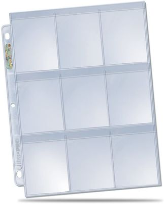 SECURE PLATINUM &quot;FLAP&quot; CLEAR BINDER: 9 POCKET: LOOSE PAGES