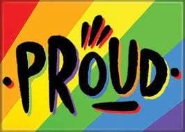 MAGNET: PROUD RAINBOW