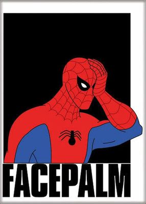 MAGNET: MARVEL SPIDEY FACEPALM
