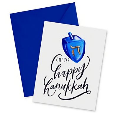HOLIDAY CARD-HEY HAPPY HANUKKAH