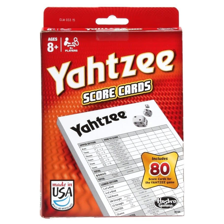 YAHTZEE: SCORE PADS