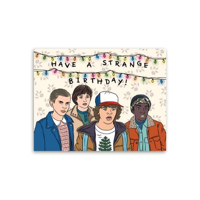 CARD - STRANGER THINGS BIRTHDAY