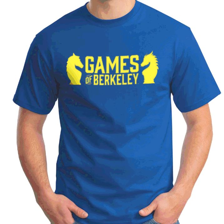 T-SHIRT GoB MEN&#39;S ROYAL BLUE