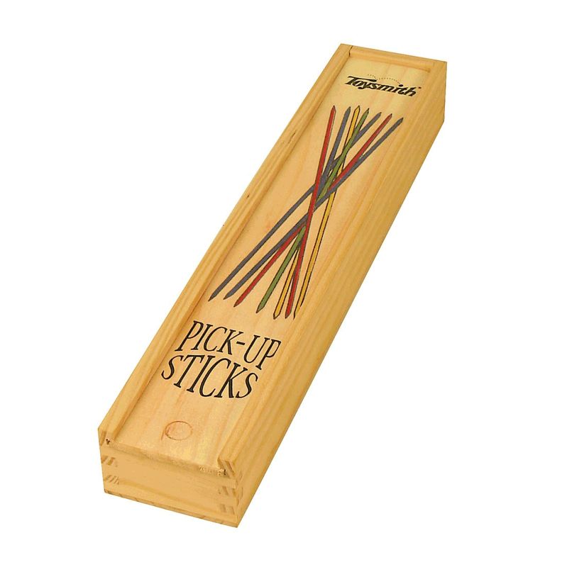 PICK-UP STICKS WOOD BOX