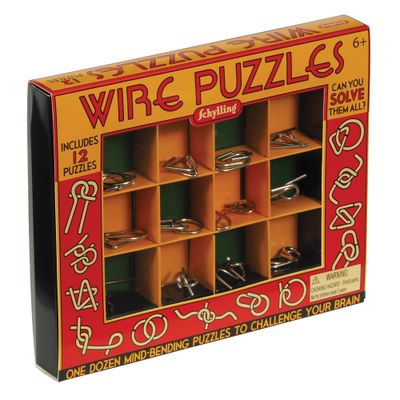 MINI WIRE PUZZLE SET (12)