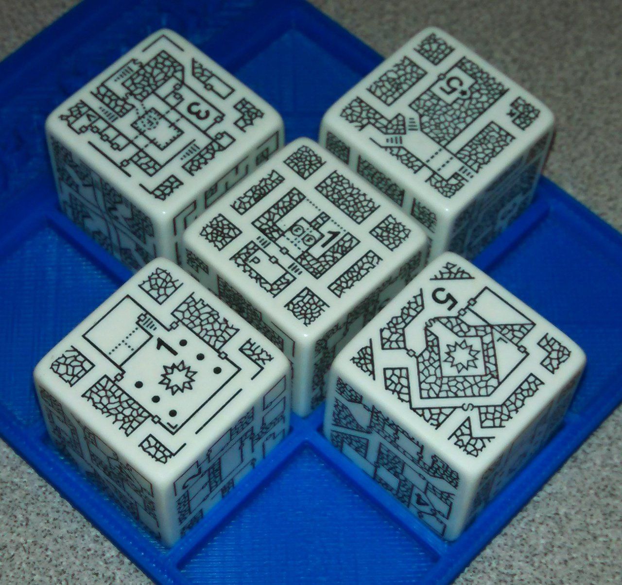 DUNGEONMORPH EXPLORER DICE SET (5)