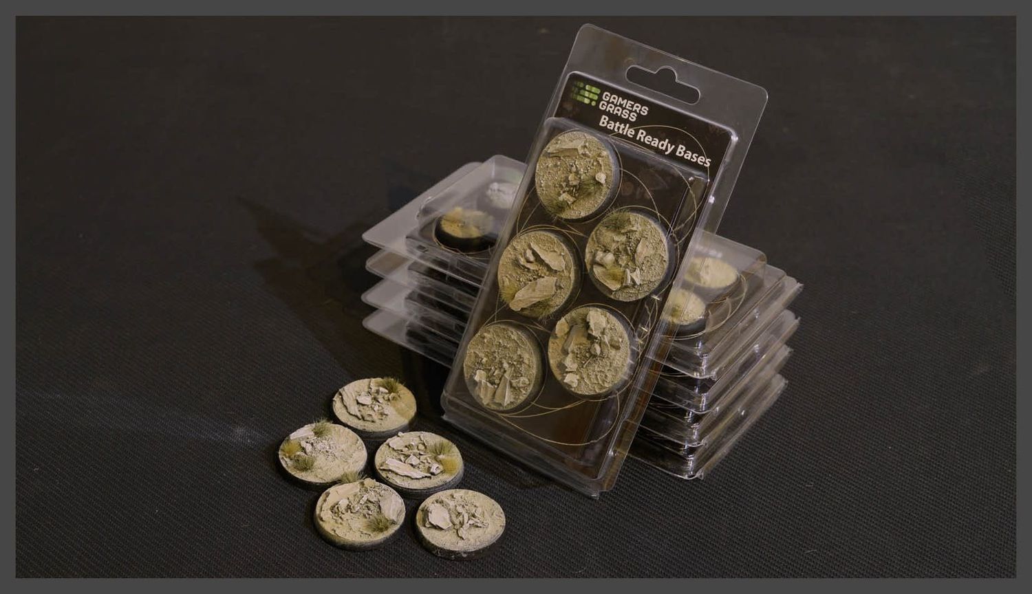 SCENIC BASES: ARID - ROUND 40mm (5)