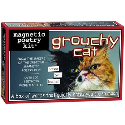 MAGNETIC POETRY GROUCHY CAT