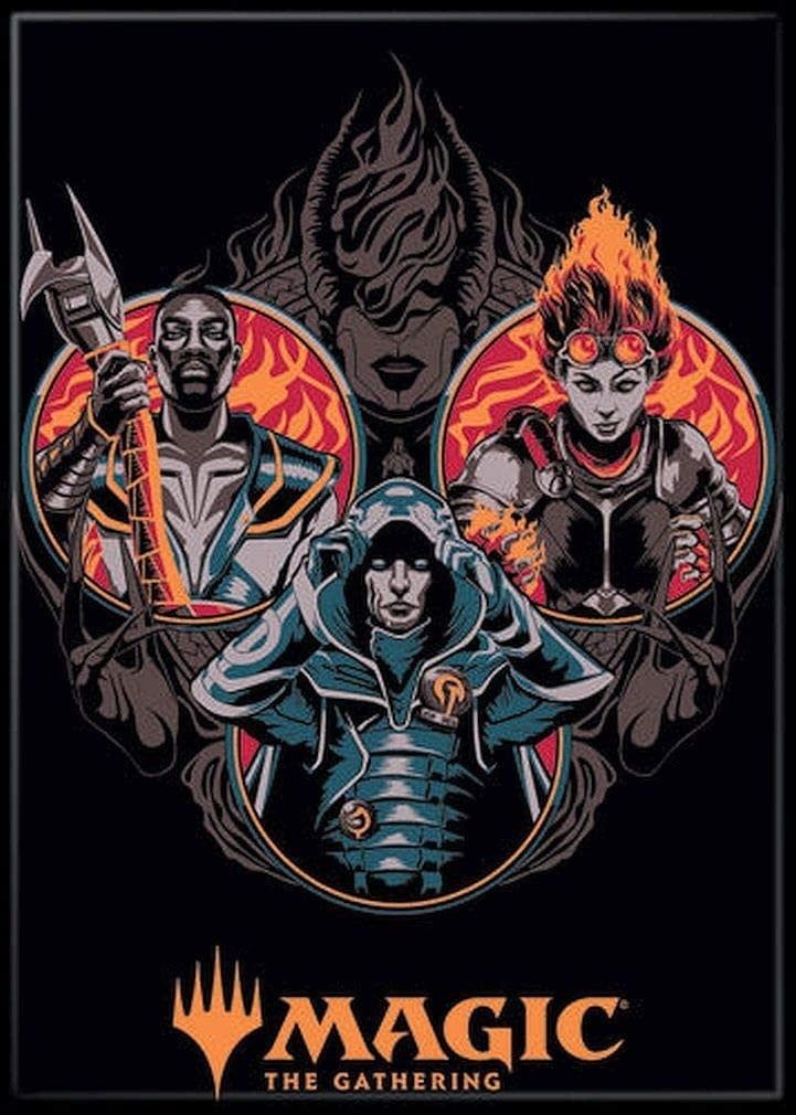 MAGNET: MtG - CHANDRA / JACE / TEFERI / ASHIOK