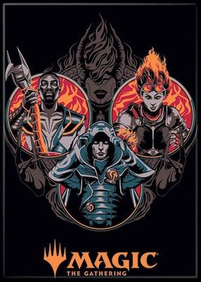 MAGNET: MtG - CHANDRA / JACE / TEFERI / ASHIOK