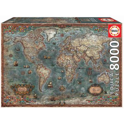 ED8000 HISTORICAL WORLD MAP
