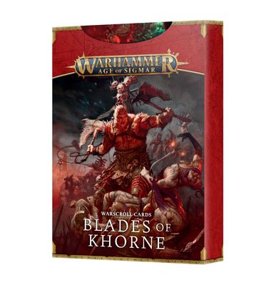 WARSCROLL CARDS: BLADES OF KHORNE