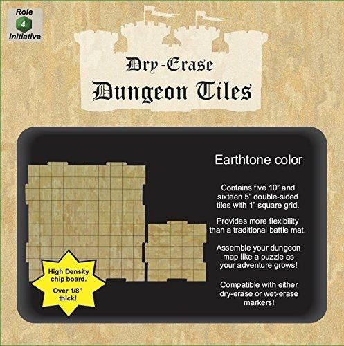 DRY ERASE DUNGEON TILES: EARTHTONE COMBO PACK