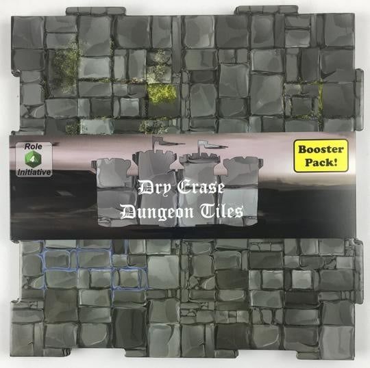 DRY ERASE DUNGEON TILES: BOOSTER PACK - GRAYSTONE