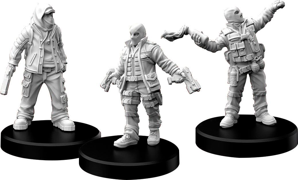 MINIS: CYBERPUNK RED: COMBAT ZONERS - PUNKS