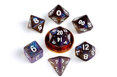 fr DICE SET 7 MINI STARDUST GALAXY