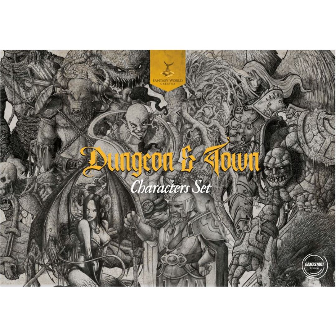 DUNGEON &amp; TOWN: CHARACTERS SET
