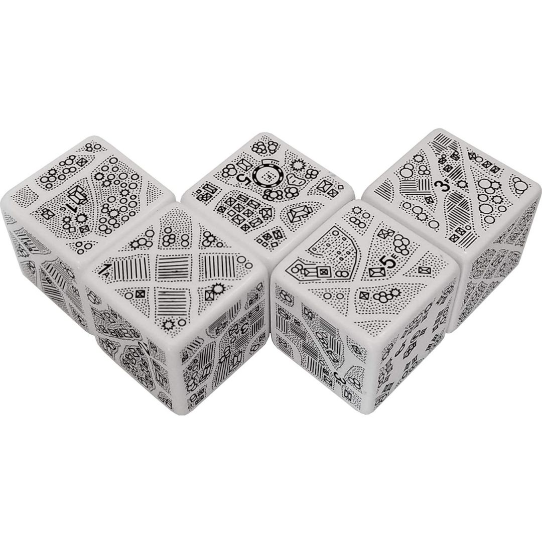 DUNGEONMORPH VILLAGES DICE SET (5)