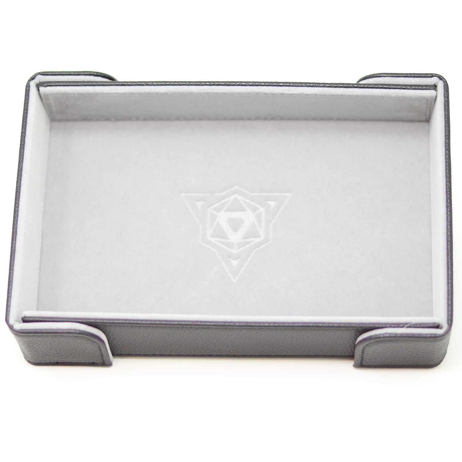 DICE TRAY: MAGNETIC GRAY RECTANGLE