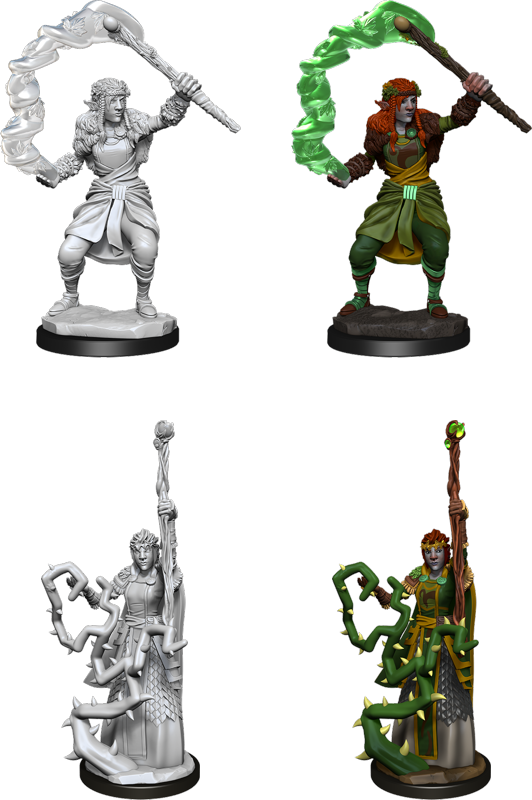 MINIS: D&amp;D: FIRBOLG FEMALE DRUID