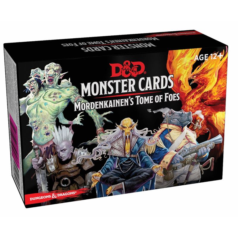 D&amp;D 5E: MONSTER CARDS - MORDENKAINEN&#39;S TOME OF FOES