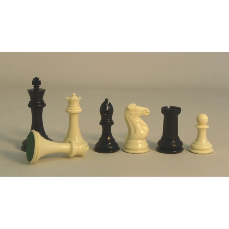 CHESSMEN 3.75&quot; TOURNAMENT PLASTIC 3W