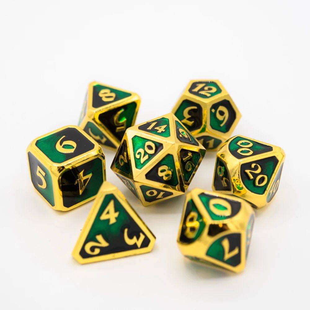 dh DICE SET 7 METAL DARK ARTS CONTAGION