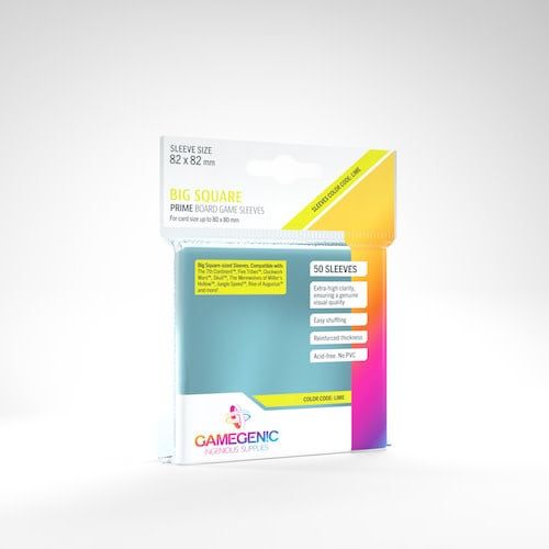 GAMEGENIC: PRIME - BIG  SQUARE-SIZED SLEEVES (50)