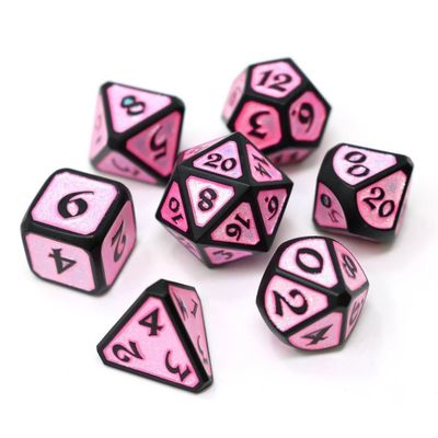 dh DICE SET 7 METAL MYTHICA DREAMSCAPE APHRODITE