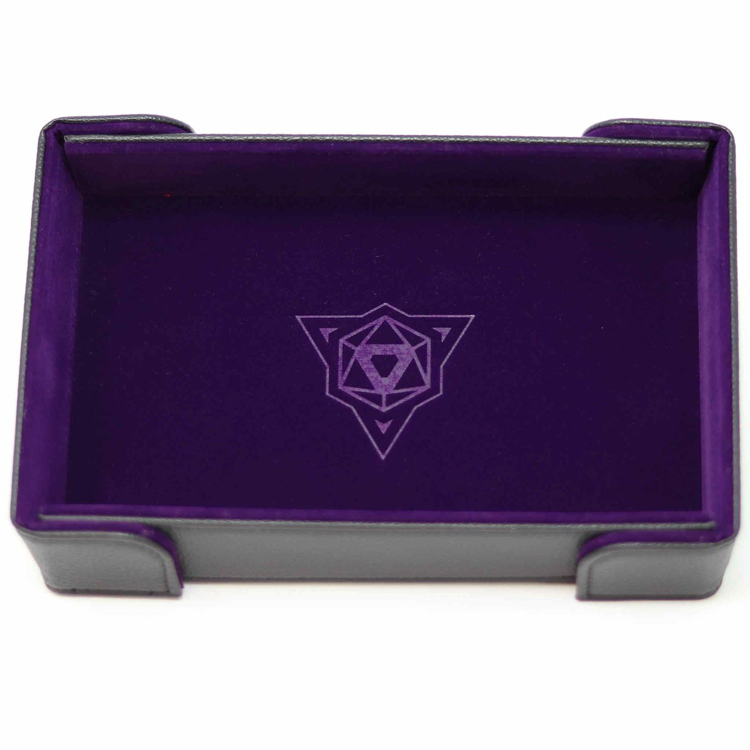 DICE TRAY: MAGNETIC PURPLE RECTANGLE
