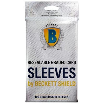 BECKETT SHIELD: GRADED CARD SLEEVES (100)